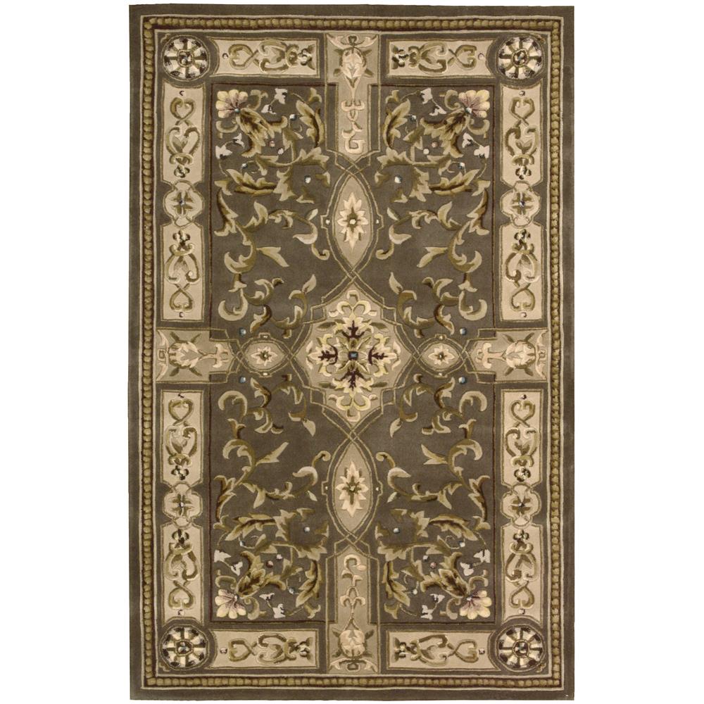 Nourison VP05 Versailles Palace 9 Ft. 6 In. X 7 Ft. 6 In. Rectangle Rug in Mushroom
